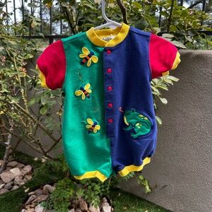 Vintage Colorblock Onesie